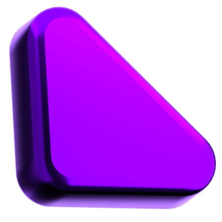 Dreieck abstrakt form  3D Icon