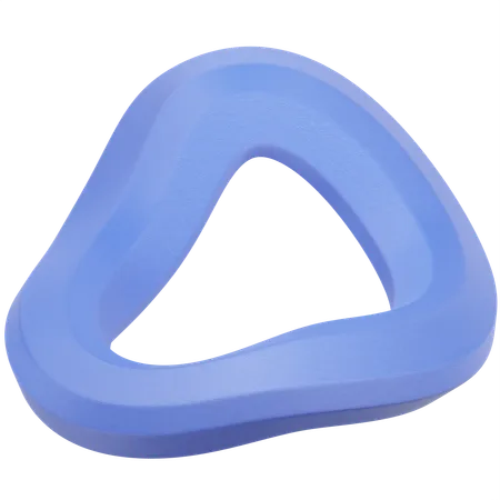 Dreieck abstrakt form  3D Icon