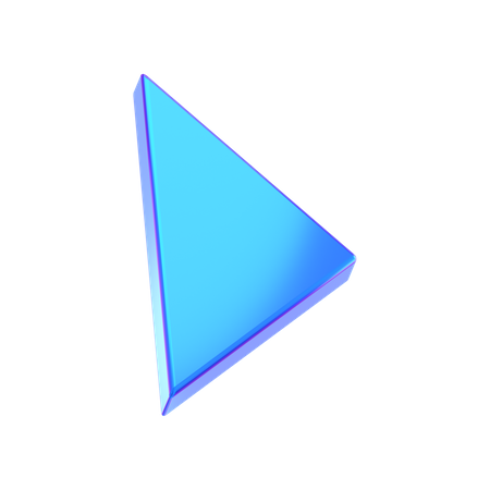 Dreieck abstrakt form  3D Icon