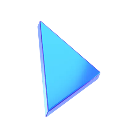 Dreieck abstrakt form  3D Icon