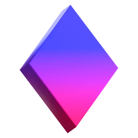 Dreieck Diamant  3D Icon