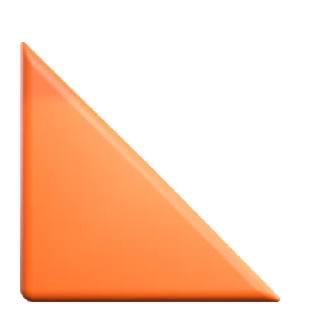 Dreieck geometrische Form  3D Icon