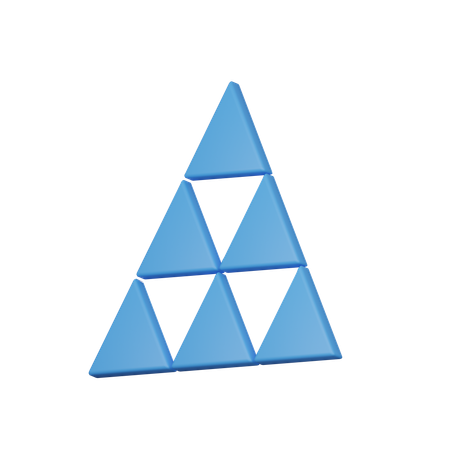 Dreieckstapel  3D Icon