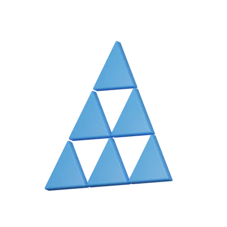 Dreieckstapel  3D Icon