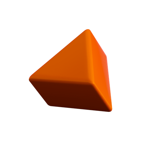 Dreieck Form  3D Illustration