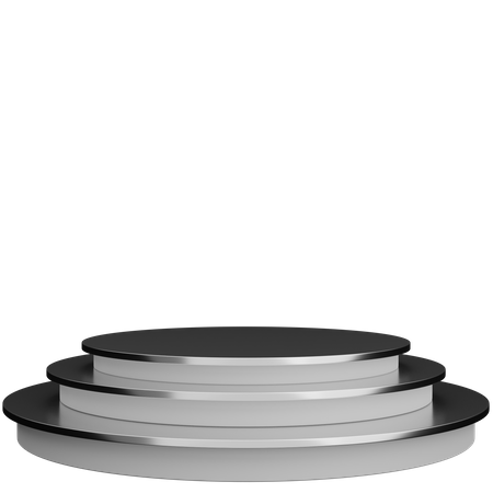 Dreifaches Podium  3D Icon