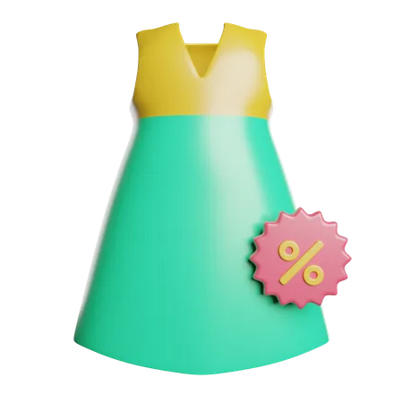 Dress Sale Promo 3D Icon