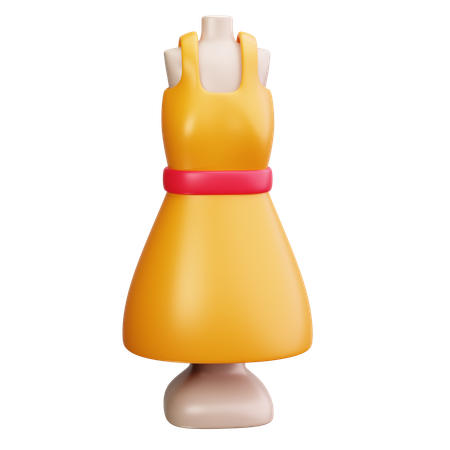 Dress design 3D Icon