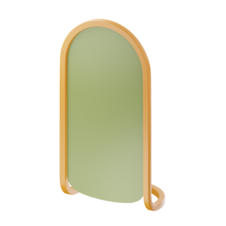 Miroir de toilette  3D Icon