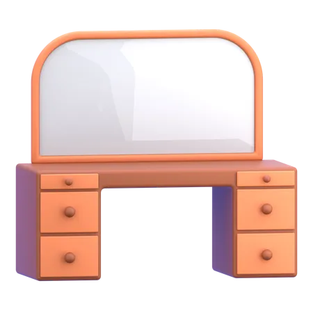 化粧台  3D Icon