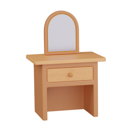 化粧台  3D Icon