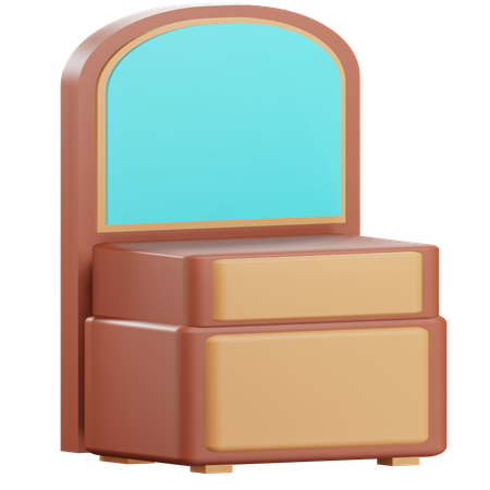 Dressing Table  3D Icon