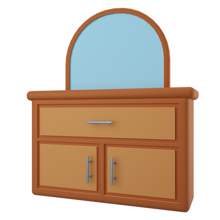 Dressing Table  3D Icon