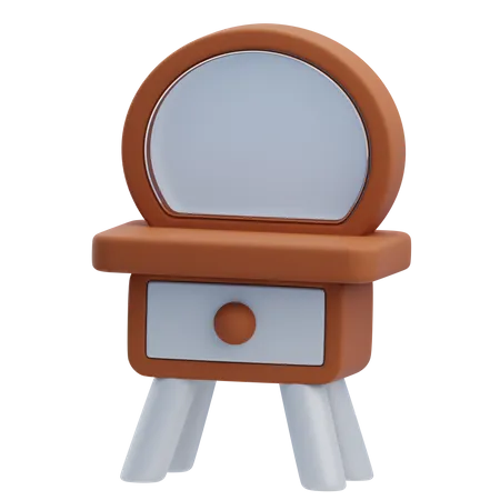 Dressing Table  3D Icon