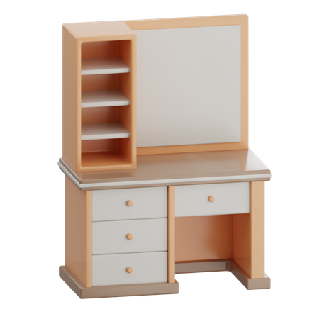 Dressing Table  3D Icon