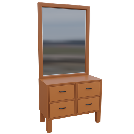 Dressing Table  3D Icon