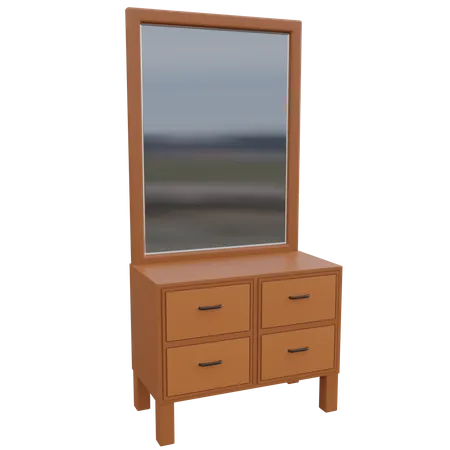 Dressing Table  3D Icon