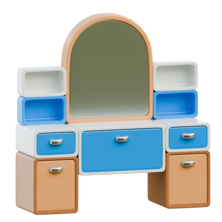 Dressing Table  3D Icon