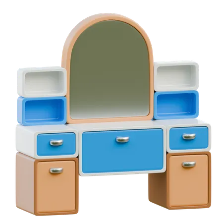 Dressing Table  3D Icon