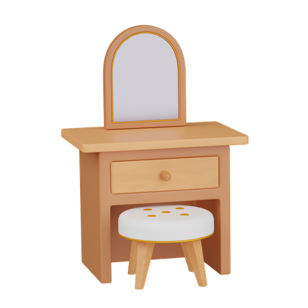 Dressing Table  3D Icon