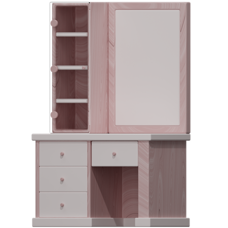 Dressing Table  3D Icon