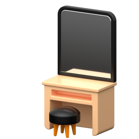 Dressing Table  3D Icon