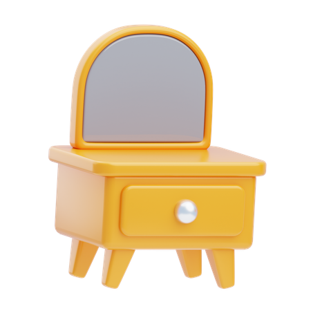 Dressing Table  3D Icon
