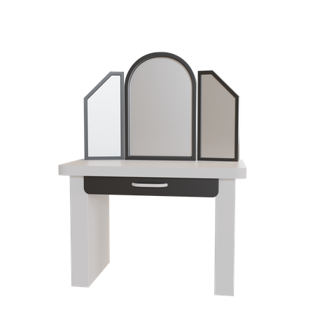 Dressing Table  3D Illustration