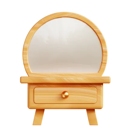 Dressing Table  3D Illustration