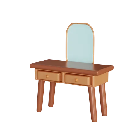 Dressing Table  3D Illustration