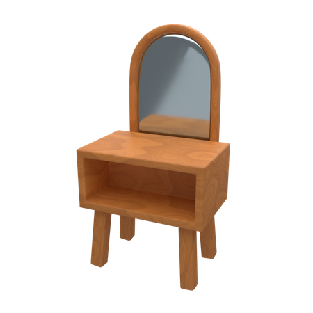 Dressing Table  3D Icon