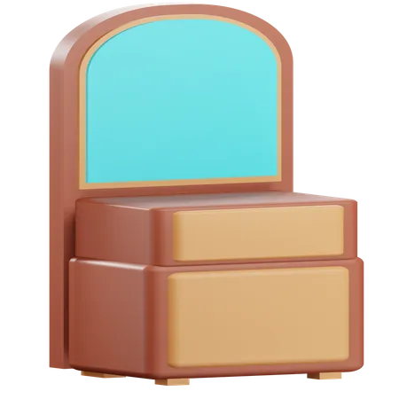 Dressing Table  3D Icon
