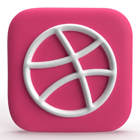 Dribble  3D Icon