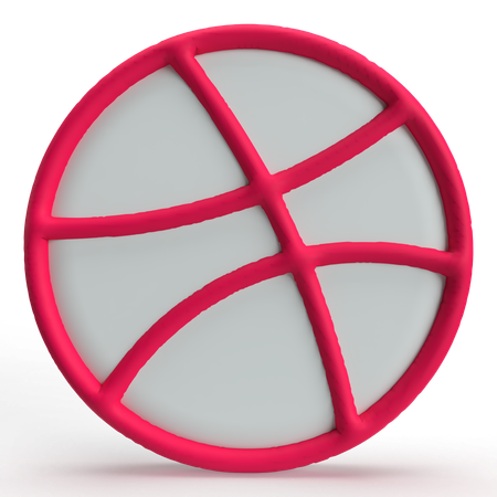 Dribble  3D Icon
