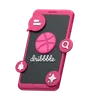 Dribble On Smartphone