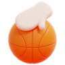 dribbling 3d logo
