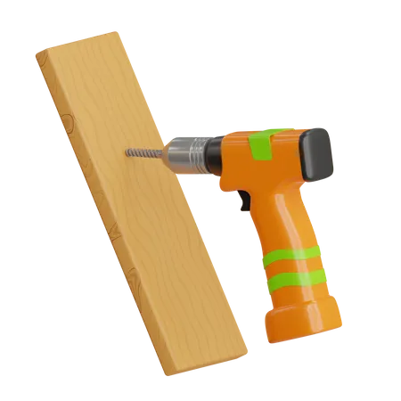 Drill  3D Icon