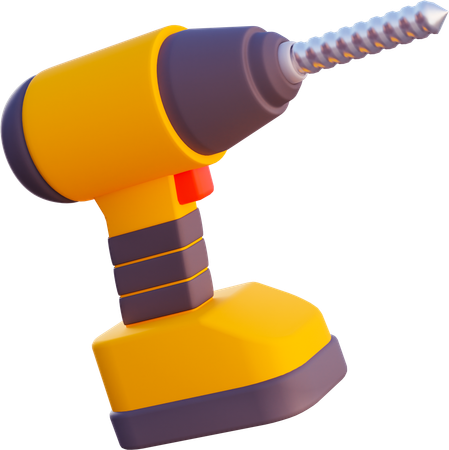 Drill  3D Icon