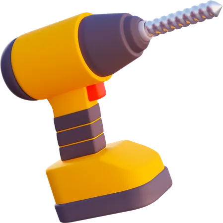 Drill  3D Icon