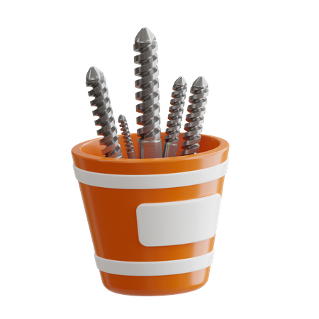 Drill Bit  3D Icon