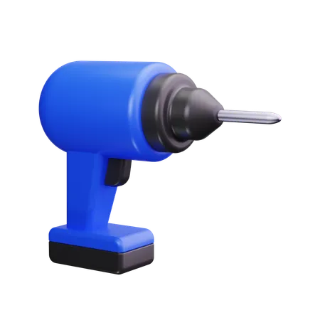 Drill Machine  3D Icon