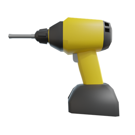 Drill Machine  3D Icon