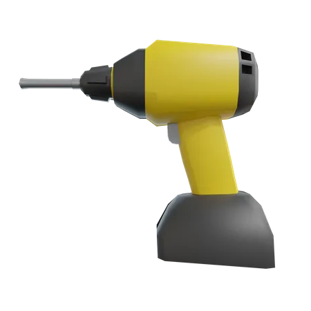 Drill Machine  3D Icon