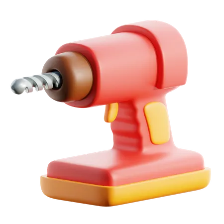 Drill Machine  3D Icon