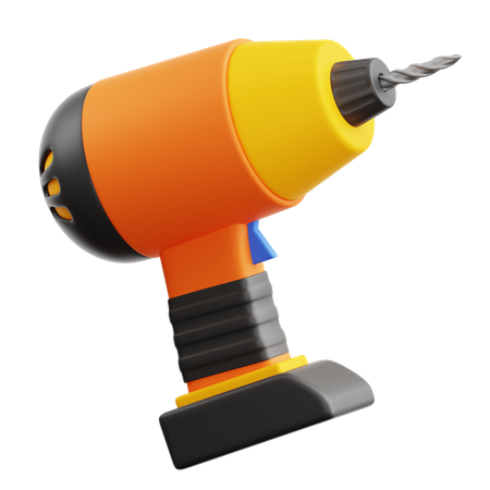 Drill Machine  3D Icon