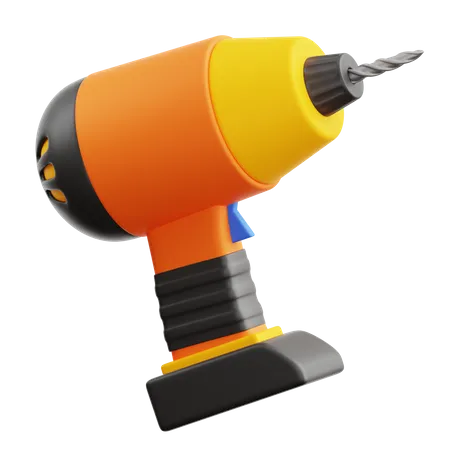 Drill Machine  3D Icon