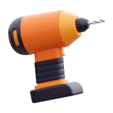 Drill Machine  3D Icon