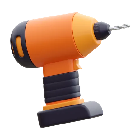 Drill Machine  3D Icon