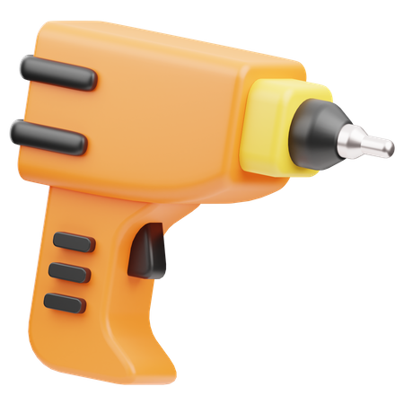 Drill Machine  3D Icon