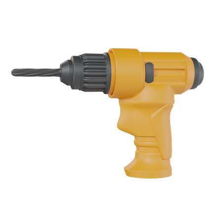 Drill Machine  3D Icon